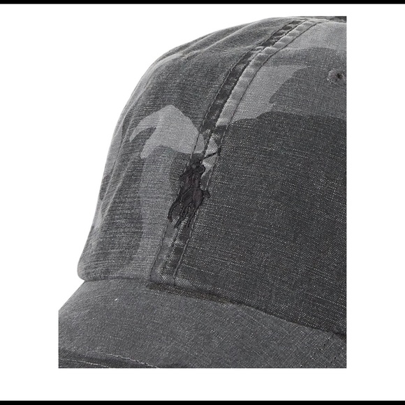 Mens POLO RL Camo Canvas Cap - Picture 4 of 8